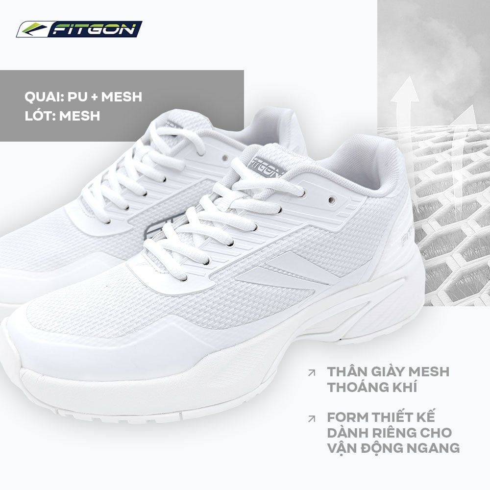  Giày Pickleball FITGON Urban Flow Pure 