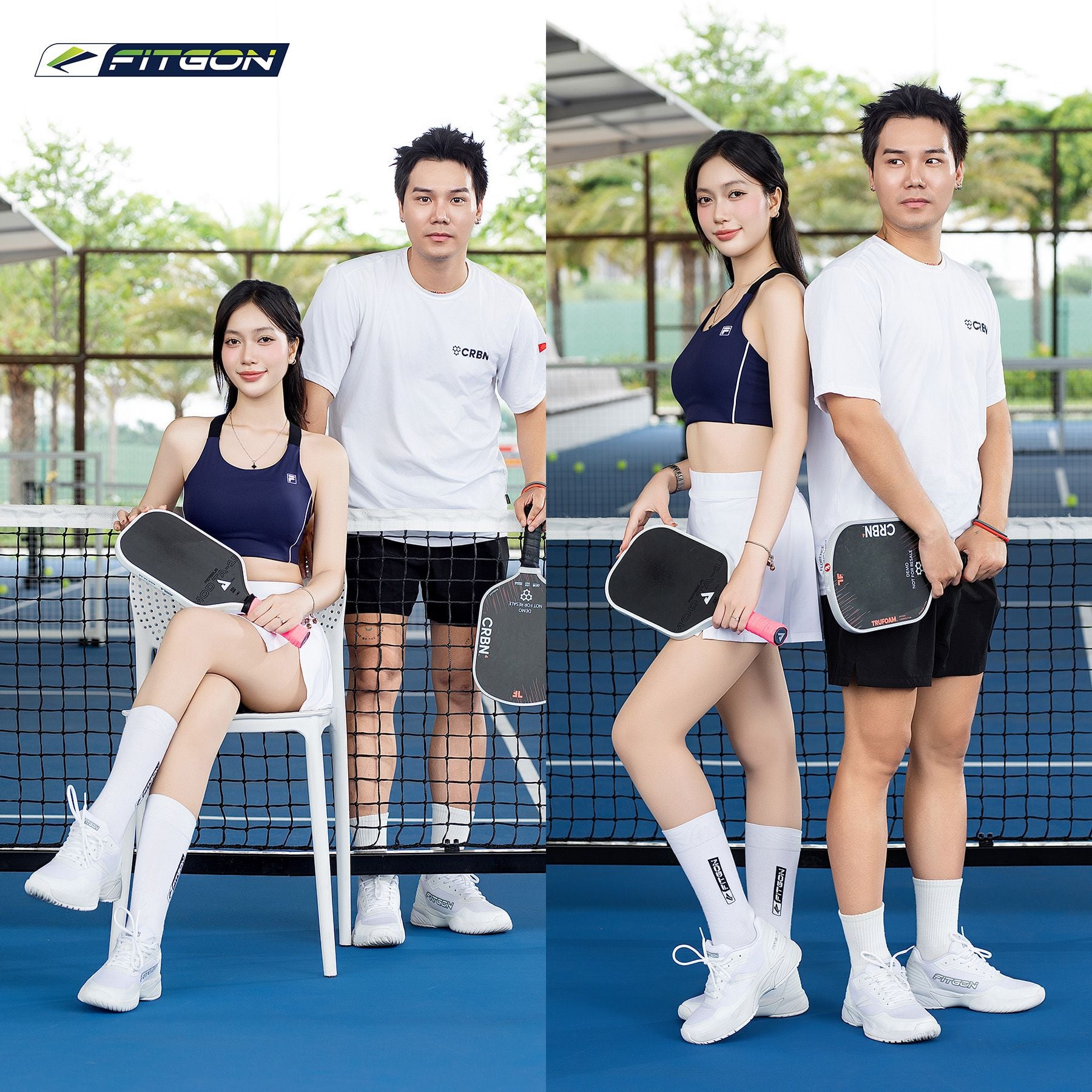  Giày Pickleball FITGON Urban Flow Pure 