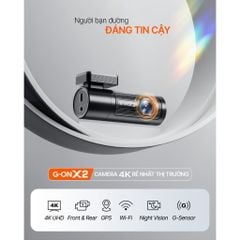 Camera hành trình MSPORT G-ON X2 Ghi hình trước/sau