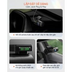 Camera hành trình MSPORT G-ON X2 Ghi hình trước/sau