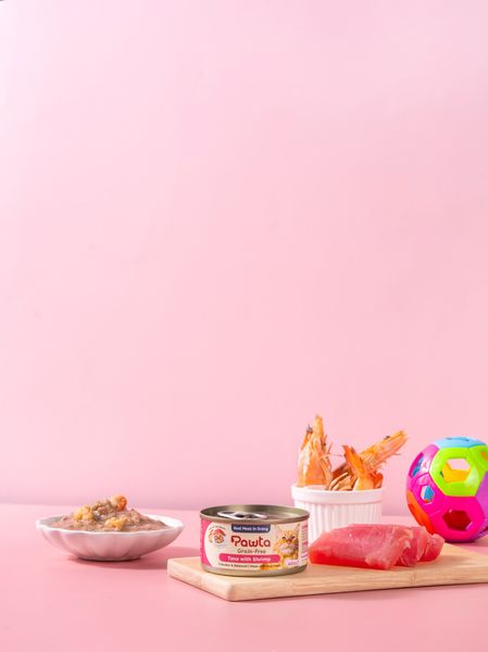 Pate PAWTA Lon cho Mèo (Vị Cá Ngừ & Tôm)