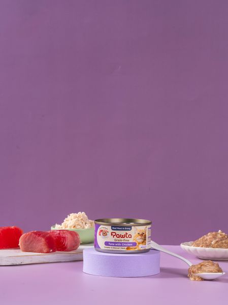 Pate PAWTA Lon cho Mèo (Vị Cá Ngừ & Thịt Gà)