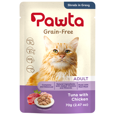 Pate PAWTA Gói cho Mèo (Vị Cá Ngừ & Thịt Gà)