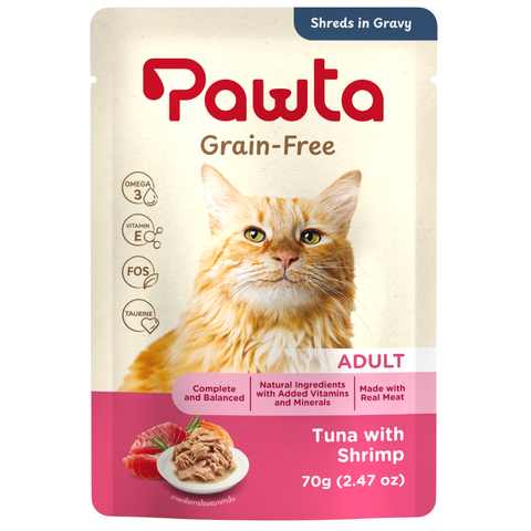 Pate PAWTA Gói cho Mèo (Vị Cá Ngừ & Tôm)