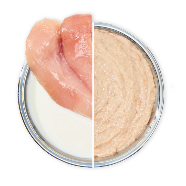 Pate PAWTA Gói cho Mèo con (Vị Thịt Gà xay mịn & Sữa Dê)