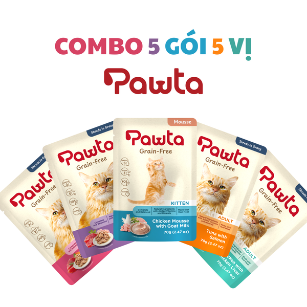 Pate PAWTA Gói cho Mèo (Vị Thịt Gà & Gan Gà)
