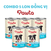 Pate PAWTA Lon cho Chó (Vị Cá Ngừ & Cá Thịt Trắng)