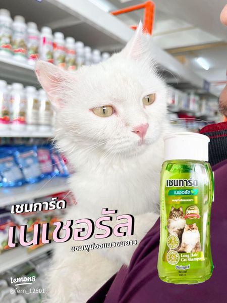 Dầu tắm Chaingard Natural cho Mèo Lông Dài (Long Hair Cat)