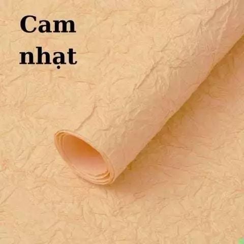 (Tập 5 Tờ) Giấy gói hoa - Giấy xé vân đá nhăn cao cấp - Dùng gói hoa, gói quà - Khổ 58x58cm