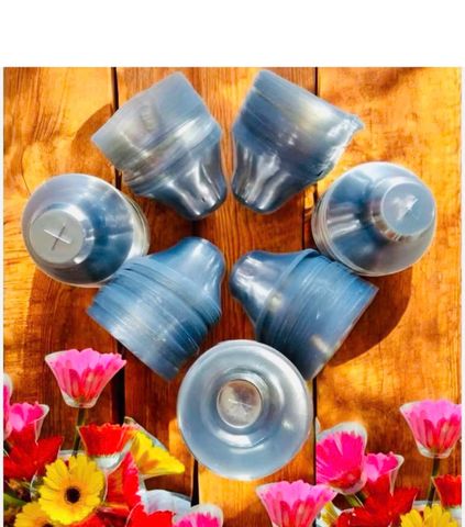 100 chiếc chén đỡ hoa nhựa - Chụp đỡ hoa đồng tiền, Định hình cuống hoa - Giữ cuống hoa không gãy - Phụ Kiện Hoa Tươi