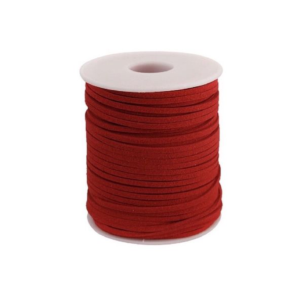 (Lẻ 5 mét) Cuộn dây nhung - Cuộn dây da lộn - Làm đồ handmade - Trang trí bó hoa, hộp quà