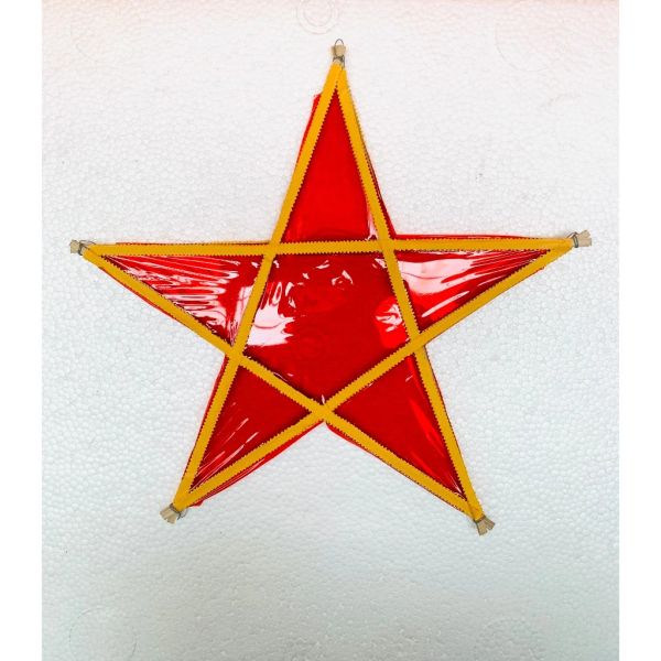 (Combo 5 chiếc, 10 chiếc) Đèn ông sao truyền thống, Đèn ông sao không viền - Decor Trang Trí Trung Thu loại đẹp