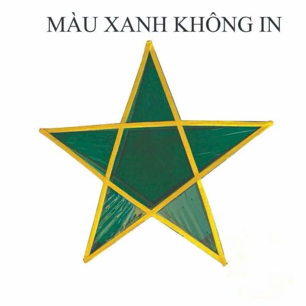 (Combo 5 chiếc, 10 chiếc) Đèn ông sao truyền thống, Đèn ông sao không viền - Decor Trang Trí Trung Thu loại đẹp