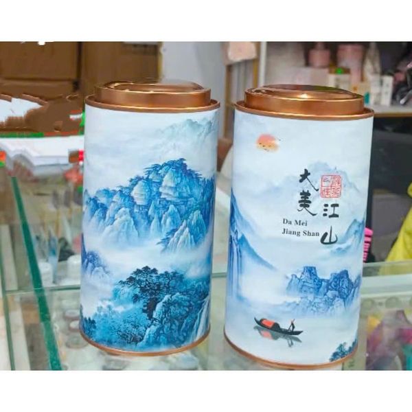 Hộp đựng trà cao cấp – Nắp thiếc kín hơi, Đựng 200gr , 250gr Chè – Bao bì trà đẹp, bảo quản tốt