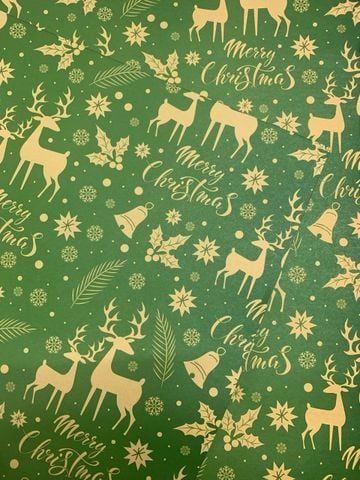 Set 5 tờ giấy gói quà Noel - Giấy gói quà giáng sinh hoạ tiết đẹp mắt và độc đáo - Khổ 50x72cm