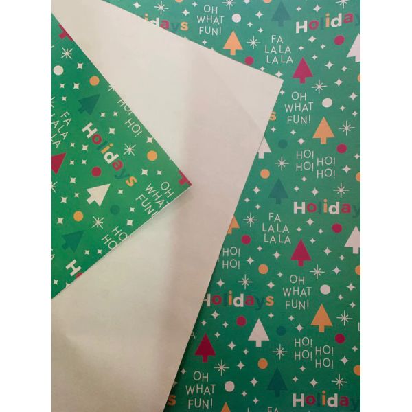 Set 5 tờ giấy gói quà Noel - Giấy gói quà giáng sinh hoạ tiết đẹp mắt và độc đáo - Khổ 50x72cm