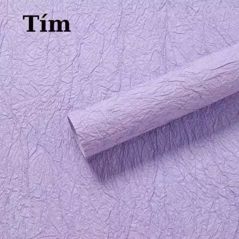 (Tập 5 Tờ) Giấy gói hoa - Giấy xé vân đá nhăn cao cấp - Dùng gói hoa, gói quà - Khổ 58x58cm