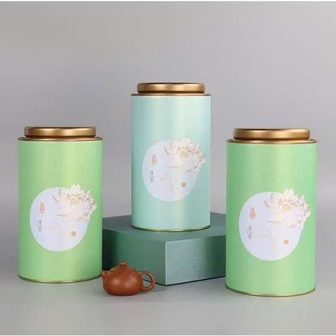 Hộp đựng trà cao cấp – Nắp thiếc kín hơi, Đựng 200gr , 250gr Chè – Bao bì trà đẹp, bảo quản tốt