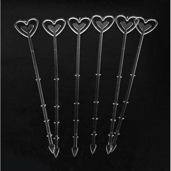 Set 10 chiếc kẹp thiệp bằng nhựa - Ghim kẹp thiệp trang trí banner chúc mừng - Dài 34cm