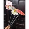 Set 10 chiếc kẹp thiệp bằng nhựa - Ghim kẹp thiệp trang trí banner chúc mừng - Dài 34cm