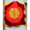 Khăn nhung chữ hỷ - Khăn nhung phủ tráp đám cưới, phủ mâm quả - Khổ 40x40cm
