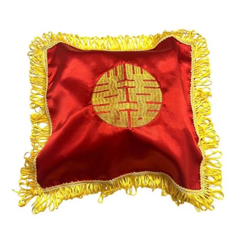 Khăn nhung chữ hỷ - Khăn nhung phủ tráp đám cưới, phủ mâm quả - Khổ 40x40cm