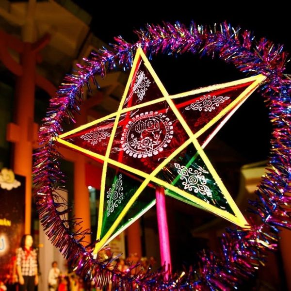 (Combo 5 chiếc, 10 chiếc) Đèn ông sao truyền thống, Đèn ông sao không viền - Decor Trang Trí Trung Thu loại đẹp