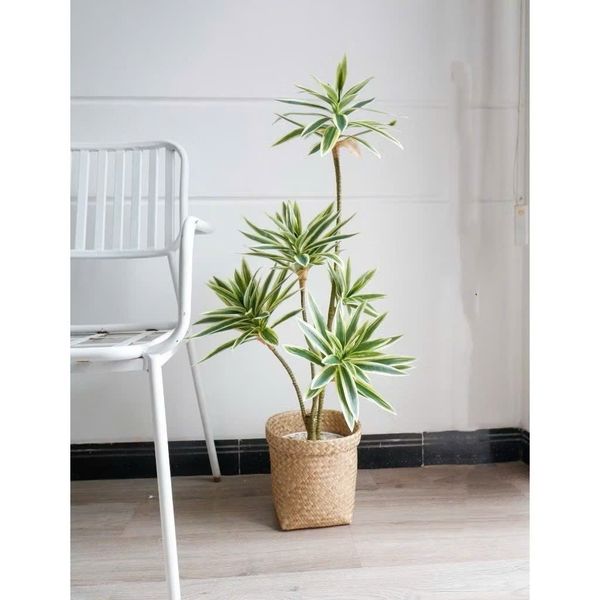 Cây giả - Cây thuỷ trúc cao cấp 1 nhánh và 3 nhánh - Chất liệu vải phủ bóng - Decor Trang trí nhà cửa