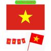 Cờ đỏ Sao Vàng- Lá cờ Tổ Quốc, dây cờ sao vàng in 2 mặt - Chất liệu vải phi bóng - Decor Trang trí lễ kỉ niệm, lễ hội