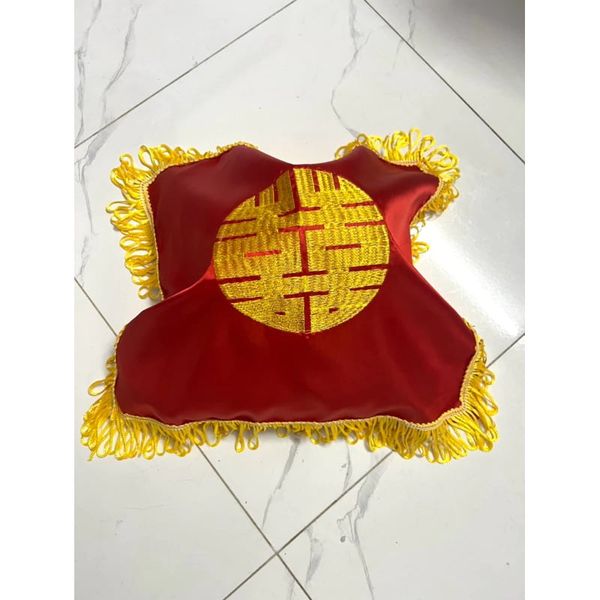 Khăn nhung chữ hỷ - Khăn nhung phủ tráp đám cưới, phủ mâm quả - Khổ 40x40cm