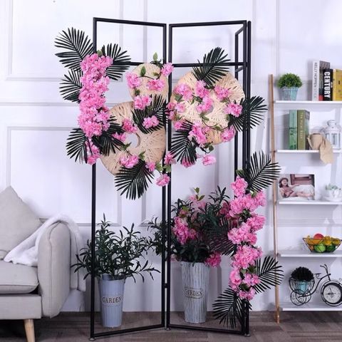 Hoa giả - Dây hoa nhài dại 1,8 mét - Chất liệu vải lụa - Treo tường, Trang trí nhà cửa, Sự kiện, Tiệc cưới