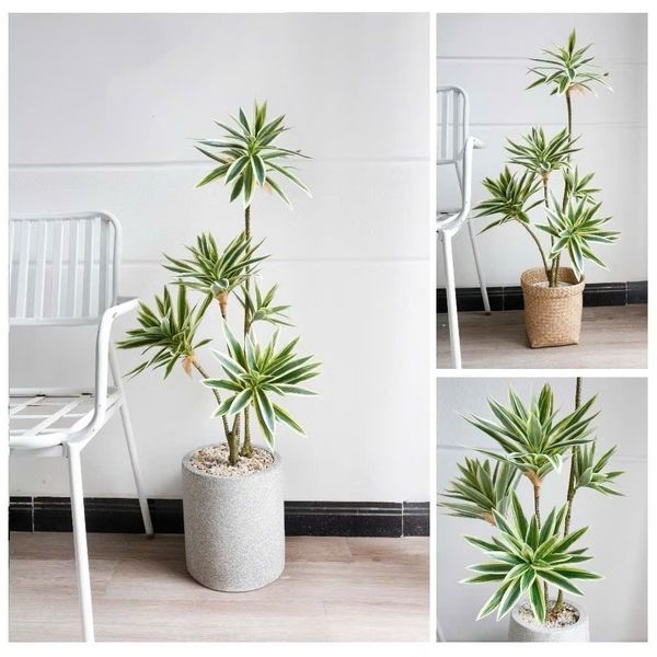 Cây giả - Cây thuỷ trúc cao cấp 1 nhánh và 3 nhánh - Chất liệu vải phủ bóng - Decor Trang trí nhà cửa