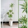 Cây giả - Cây thuỷ trúc cao cấp 1 nhánh và 3 nhánh - Chất liệu vải phủ bóng - Decor Trang trí nhà cửa