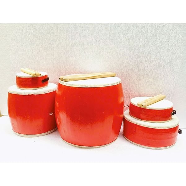 Trống Trung Thu truyền thống - Trống Trung Thu mini - Trống múa lân, trống đồ chơi - Đồ chơi cổ truyền