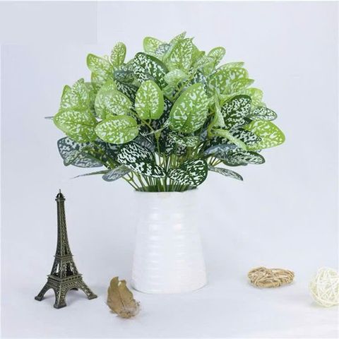 Cụm điểm - cành giả - cụm lá giả - cụm cỏ điểm - Cụm lá giả trang trí nhà cửa, cắm lọ hoa để bàn