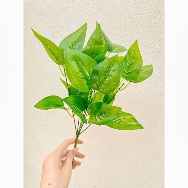 Cụm điểm - cành giả - cụm lá giả - cụm cỏ điểm - Cụm lá giả trang trí nhà cửa, cắm lọ hoa để bàn