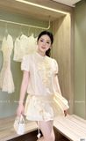  Jumsuit Chất Thô Lụa Kèm Dây Hoa Rời S891 