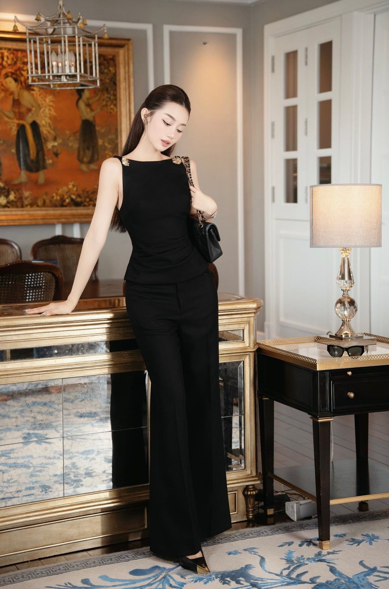  Set Áo Quần Chất Chéo Rubi T334 