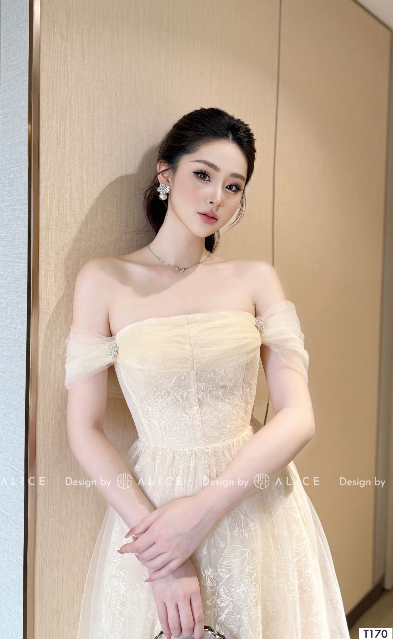  Váy Chất Ren Cao Cấp Phối Lưới T170 