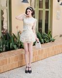  Set Áo Váy Ren Cao Cấp Phối Tơ S972 