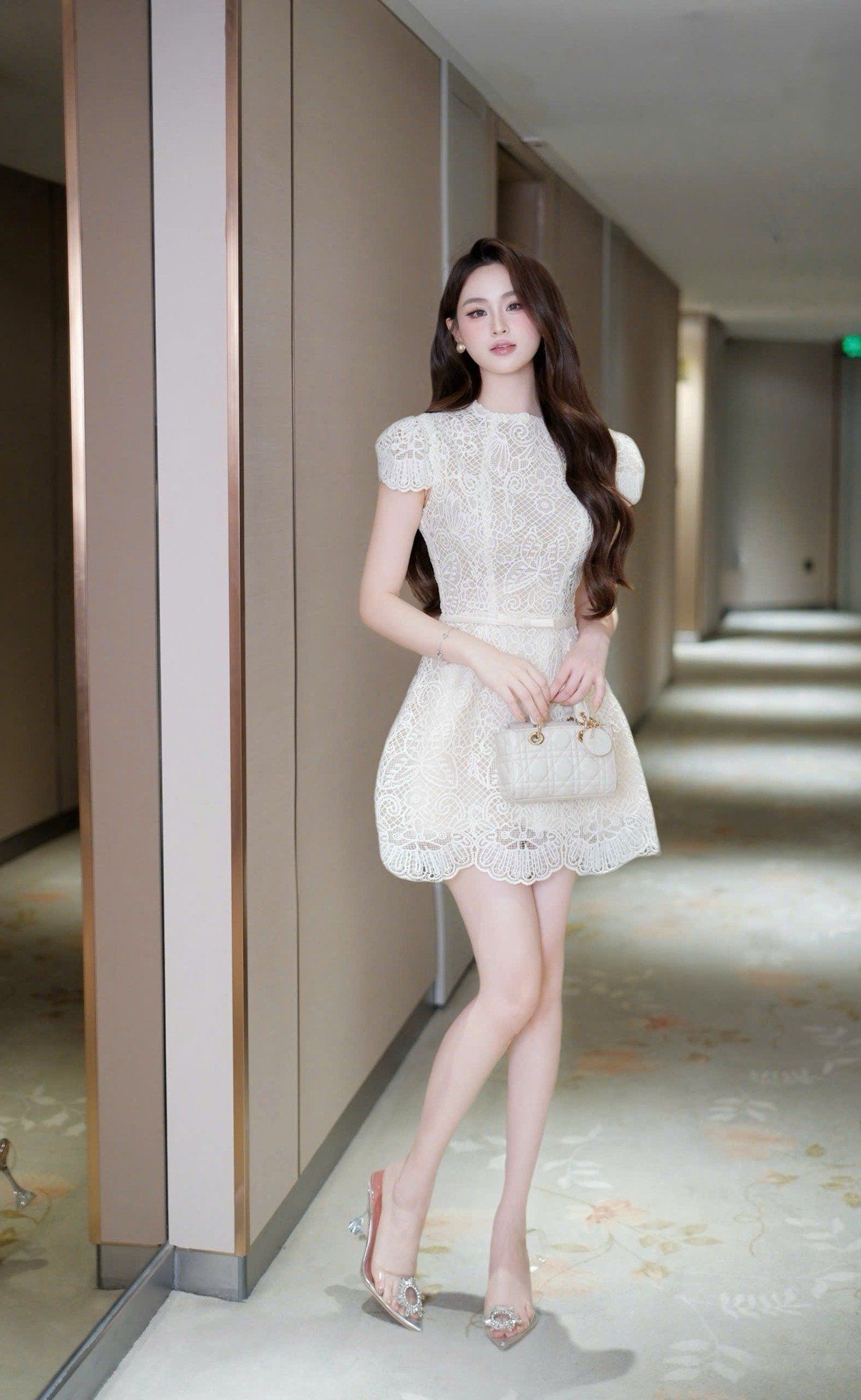  Váy Chất Ren Cao Cấp Lót Lụa V1409 