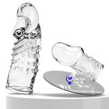  Bao cao su bộ đôi silicon đầu rồng tăng kích thước dương vật 