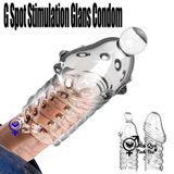  Bao cao su bộ đôi silicon đầu rồng tăng kích thước dương vật 