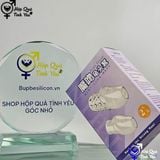  Bao cao su bộ đôi silicon đeo đầu khấc loại đầu hở 