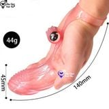  Bao cao su đeo ngón tay có gai rung dùng pin 