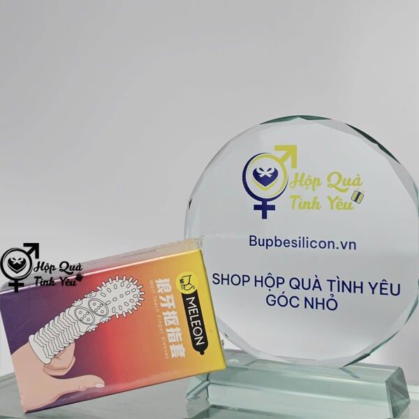  Bao cao su đeo ngón tay gân gai nổi siêu mềm mẫu 3 