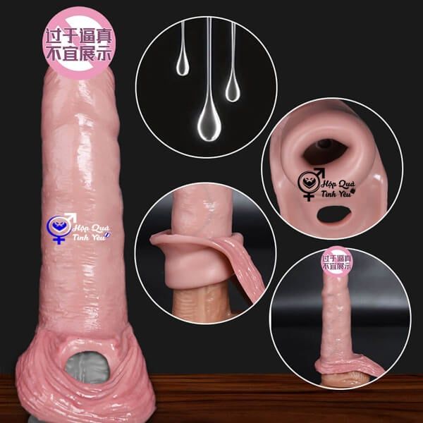  Bao cao su đôn dên tăng kích thước dương vật size lớn m2 
