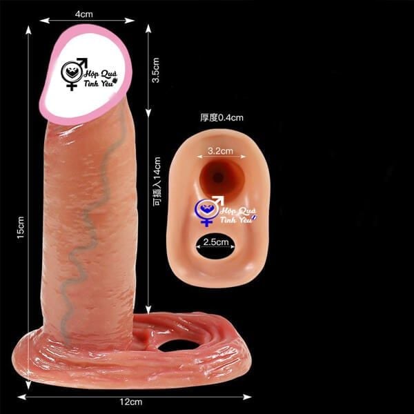  Bao cao su đôn dên tăng kích thước dương vật size nhỏ m1 