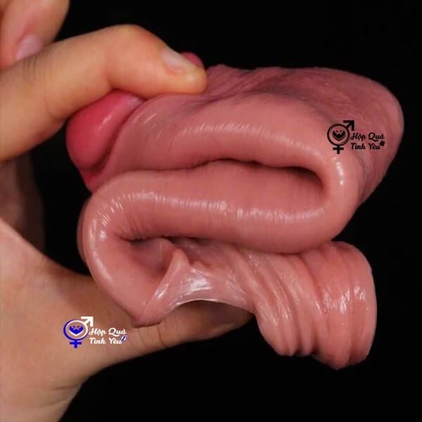  Bao cao su đôn dên tăng kích thước dương vật size nhỏ m1 