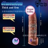 Bao cao su đôn dên tăng kích thước dương vật size nhỏ 